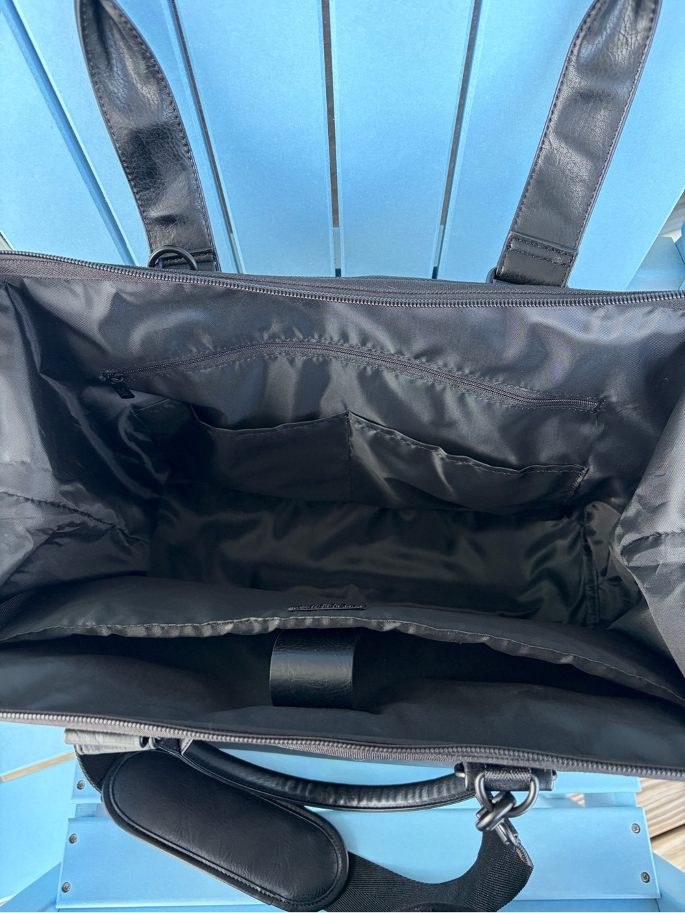 BEIS Mini Weekender Black - Picture 6 of 12
